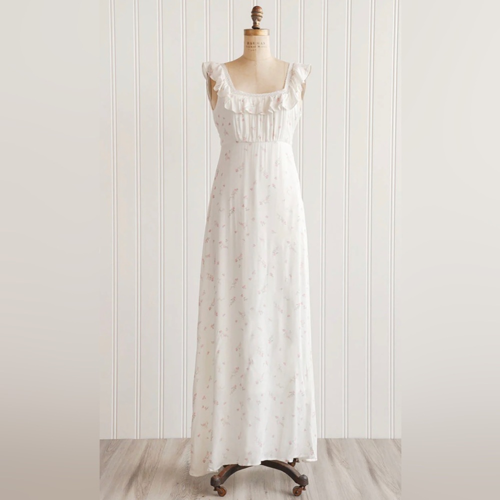 Shabby Chic Floral Dress (coquette style dress)